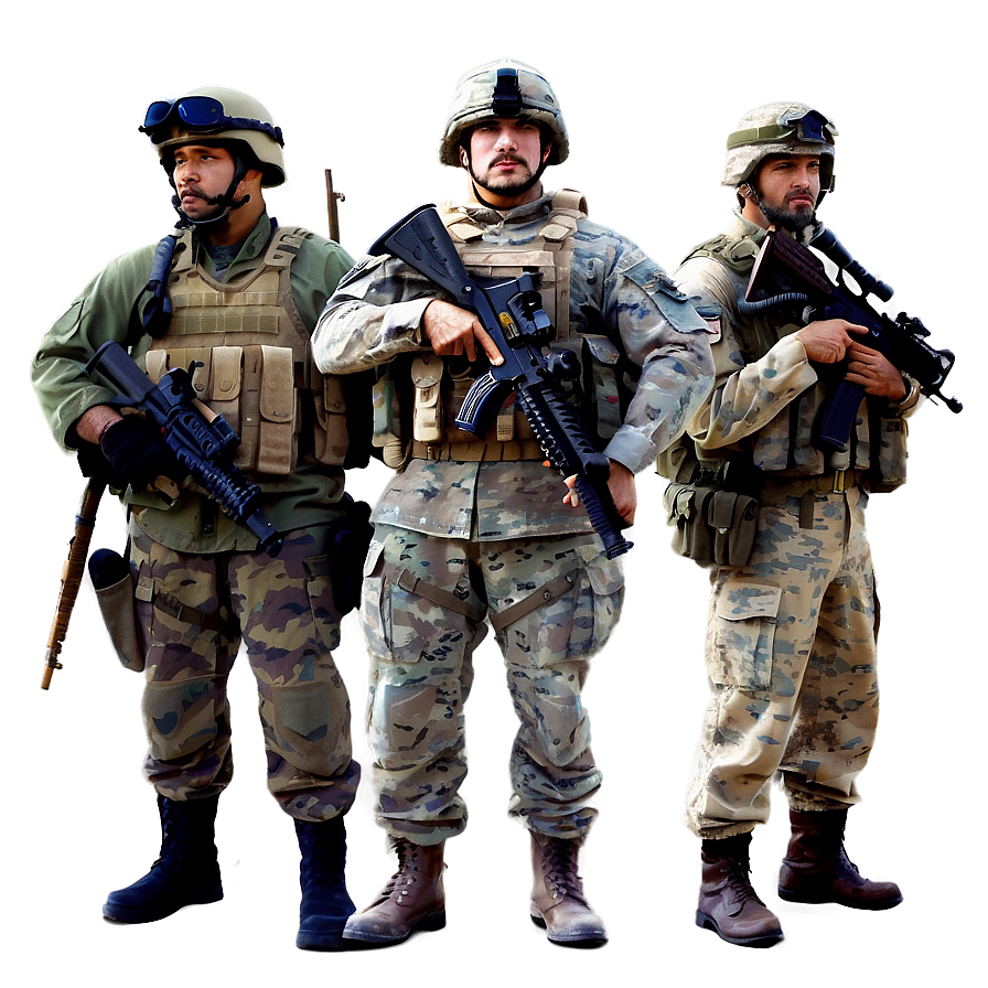 Soldiers C PNG Image