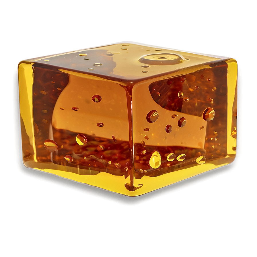 Solid Amber Block Png Skq PNG Image