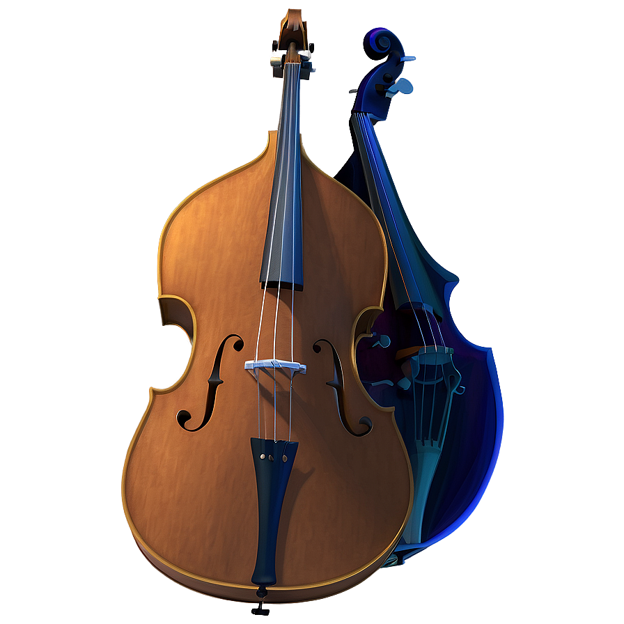 Solo Double Bass Player Png Sfx PNG Image