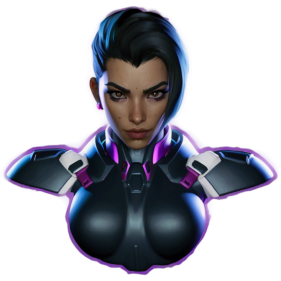 Sombra Overwatch Character Png 73 PNG Image