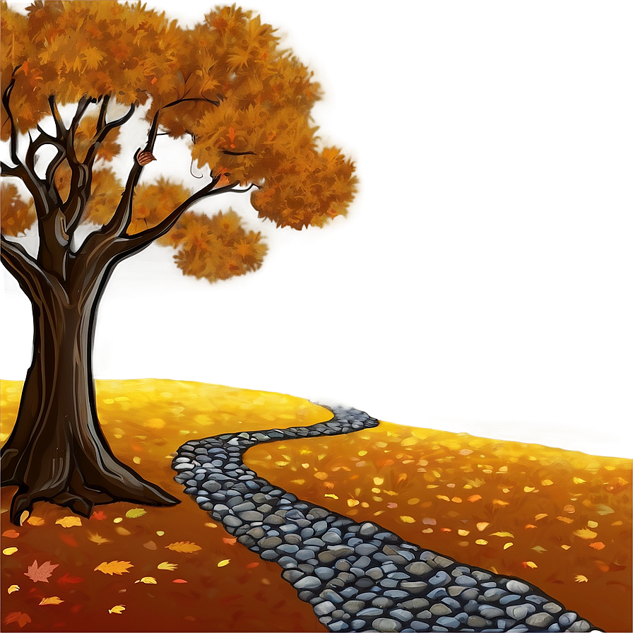 Sombre Autumn Path Png 8 PNG Image