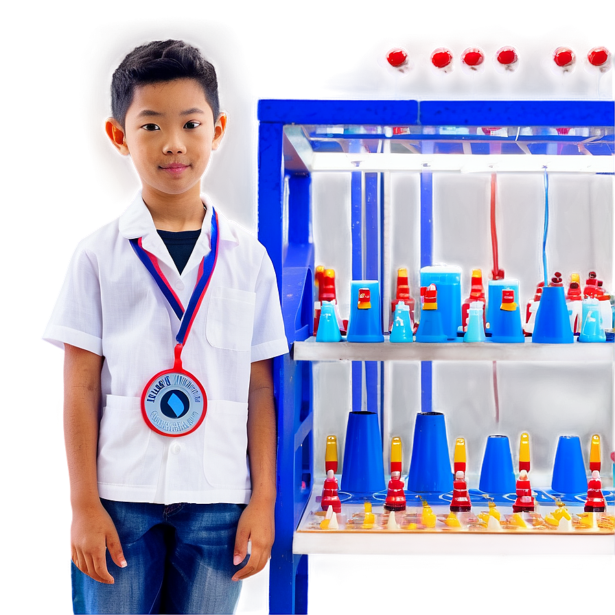 Son At Science Fair Png 4 PNG Image