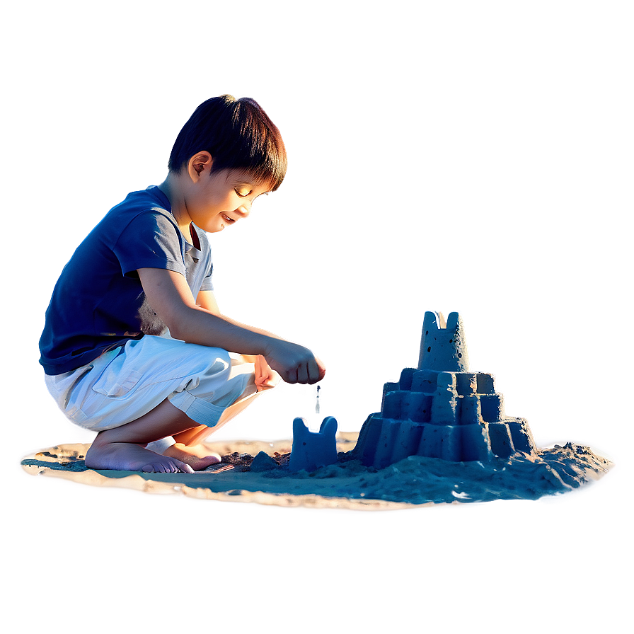 Son Building Sandcastle Png 06242024 PNG Image