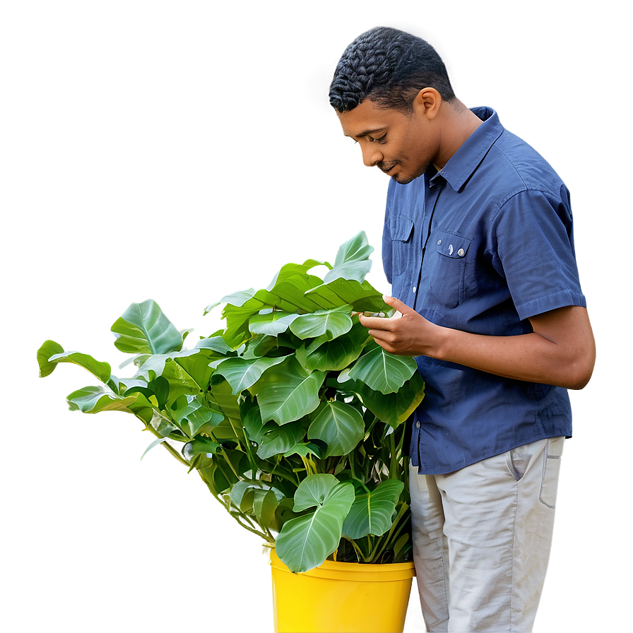 Son Collecting Leaves Png Kkt35 PNG Image