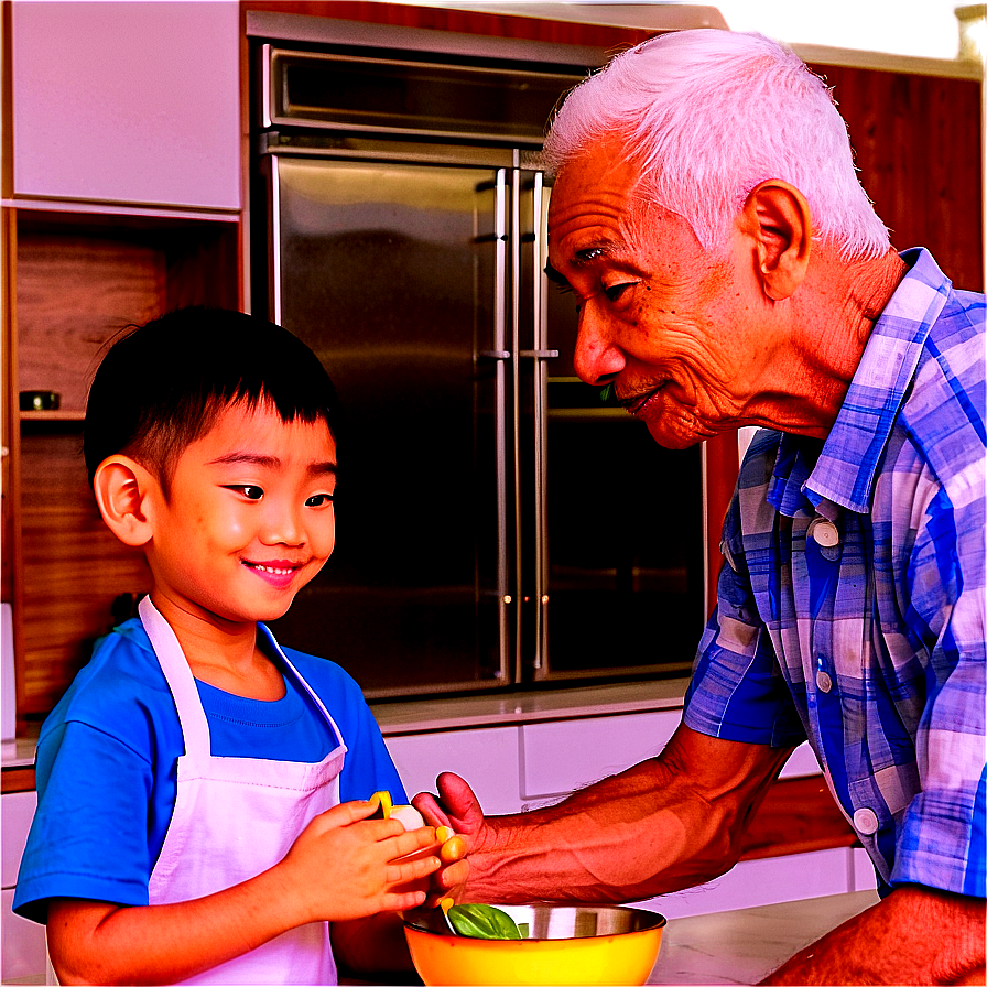 Son Helping In Kitchen Png Kdb37 PNG Image