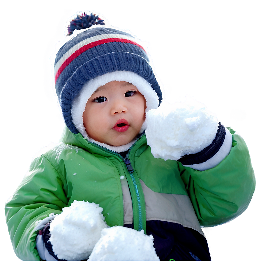 Son Playing In Snow Png Ahv20 PNG Image