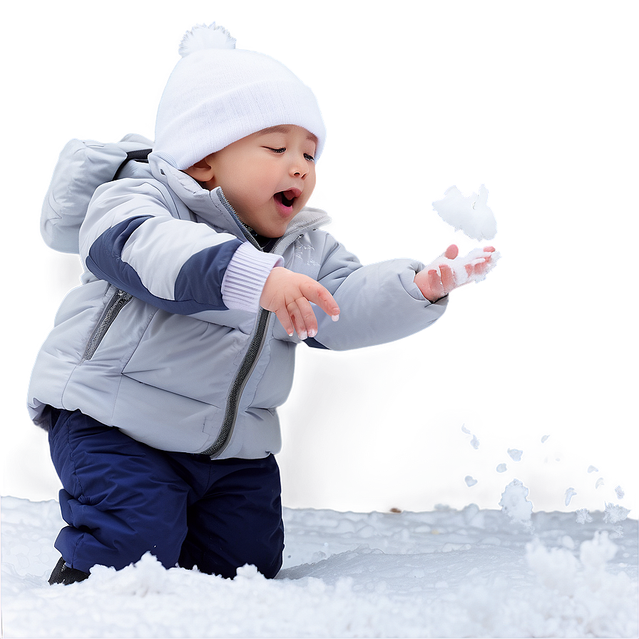 Son Playing In Snow Png Ils PNG Image