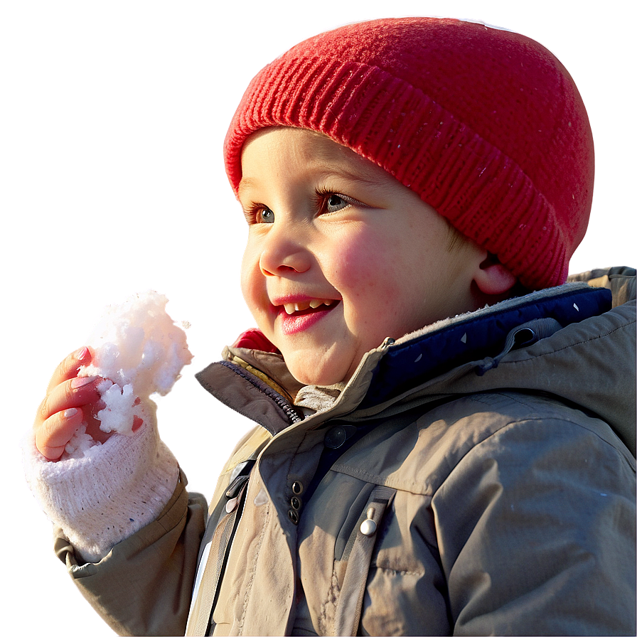 Son Playing In Snow Png Qkl10 PNG Image