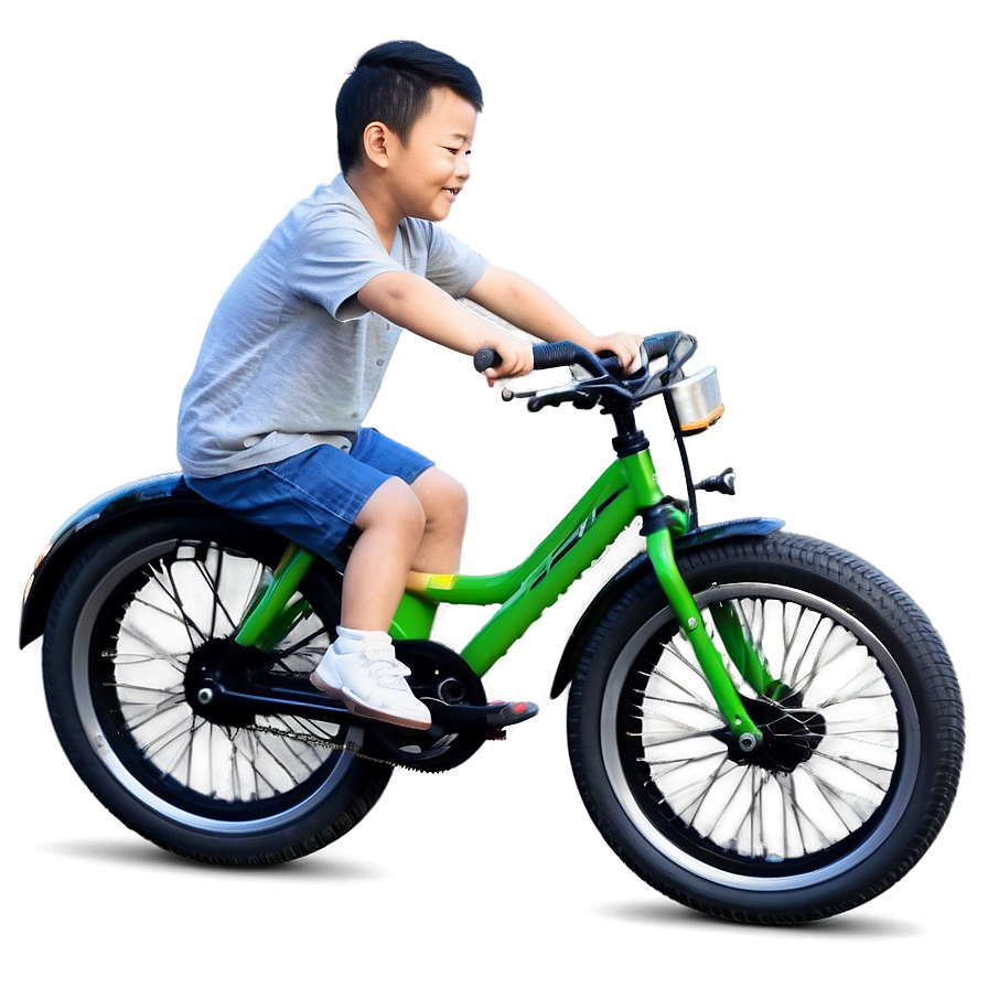 Son Riding Bicycle Png Klf38 PNG Image