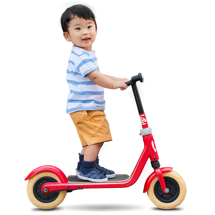 Son Riding Scooter Png Crd92 PNG Image