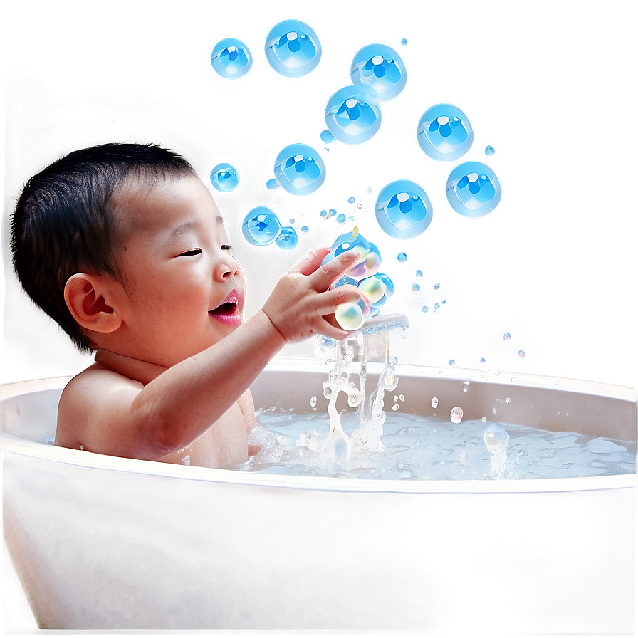 Son's Bubble Bath Fun Png 06242024 PNG Image