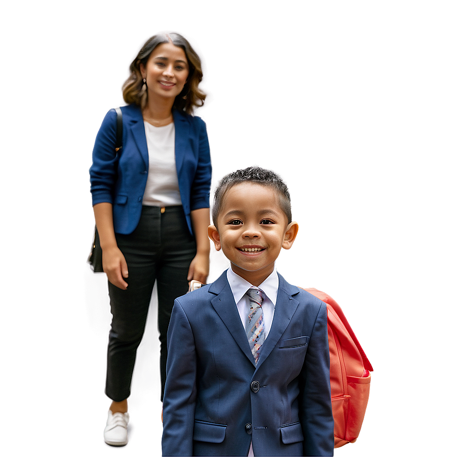 Son's First Day Of School Png Uqo PNG Image