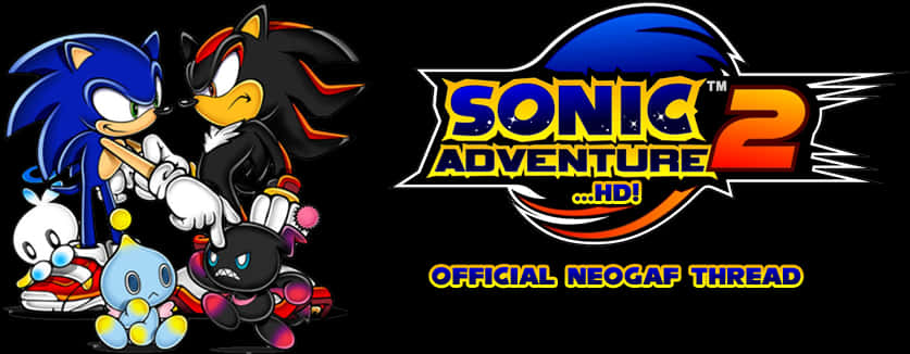 Sonic Adventure2 Game Characters Banner PNG Image