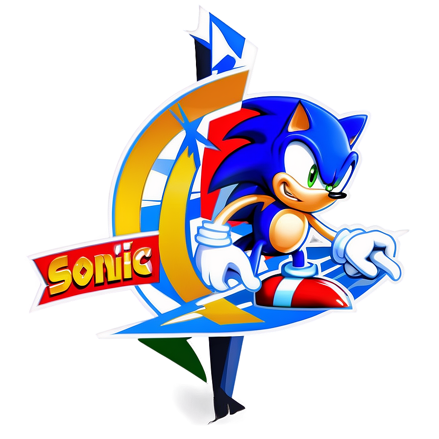 Sonic Anniversary Logo Png Ndr PNG Image