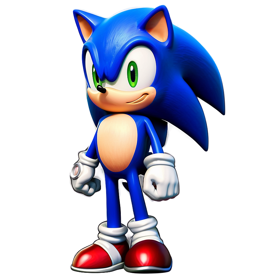 Sonic Chibi Style Png Mxb PNG Image