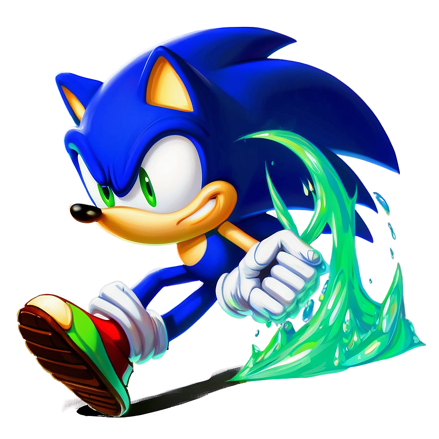 Sonic In Green Hill Zone Png Jim PNG Image