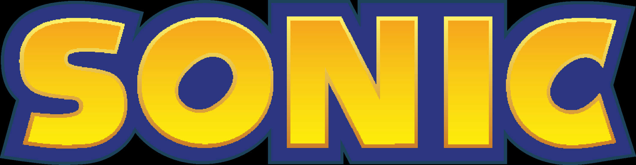 Sonic Logo Blueand Yellow PNG Image