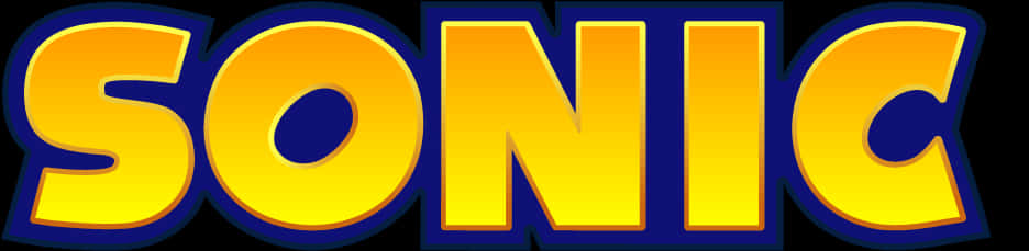 Sonic Logo Classic Design PNG Image