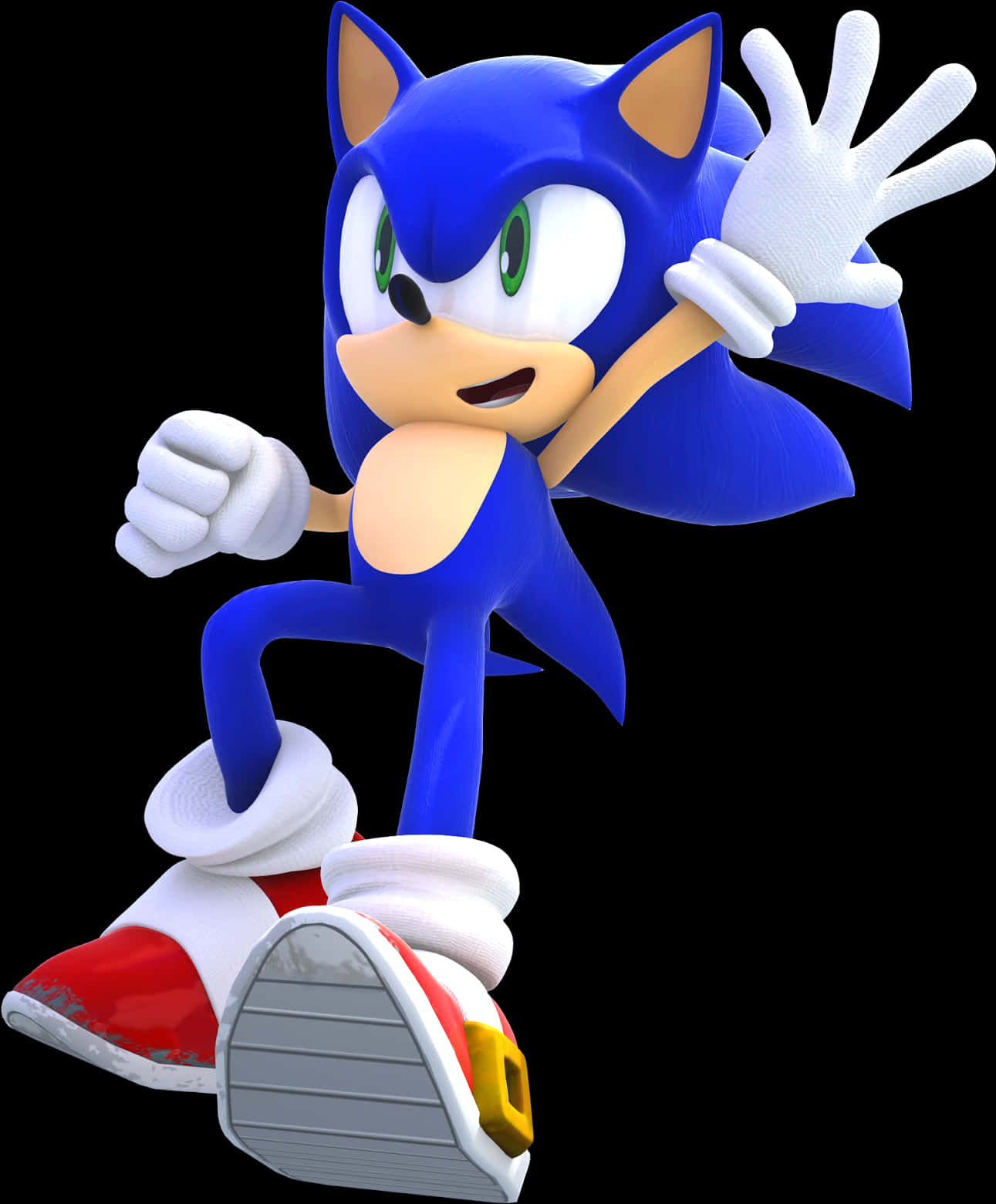 Sonic The Hedgehog Classic Pose PNG Image