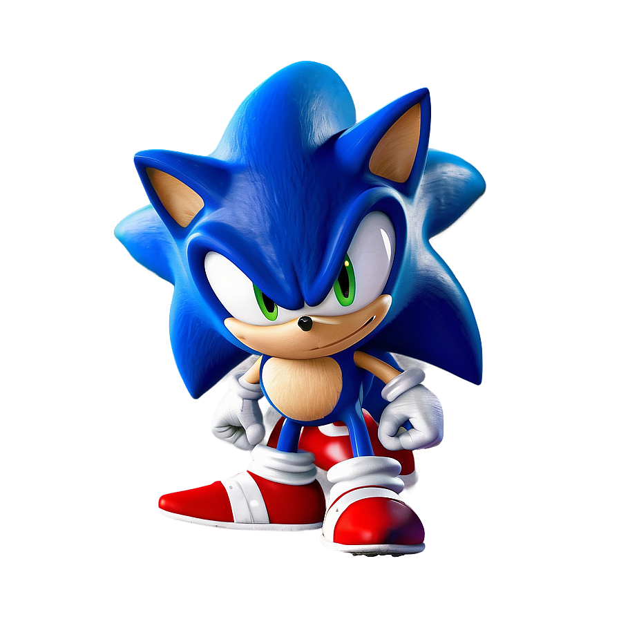 Sonic The Hedgehog Face Close-up Png 05232024 PNG Image