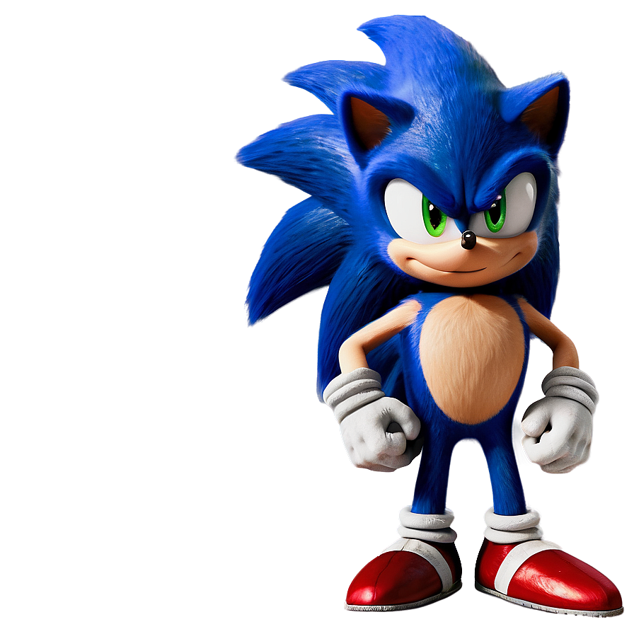 Sonic The Hedgehog Movie Version Png 05232024 PNG Image