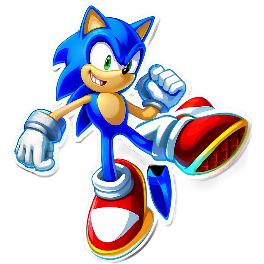 Sonic The Hedgehog Stickers Png 9 PNG Image