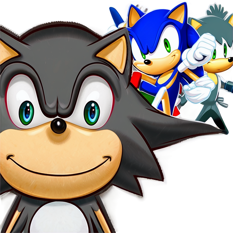 Sonic The Hedgehog Stickers Png Gjf93 PNG Image