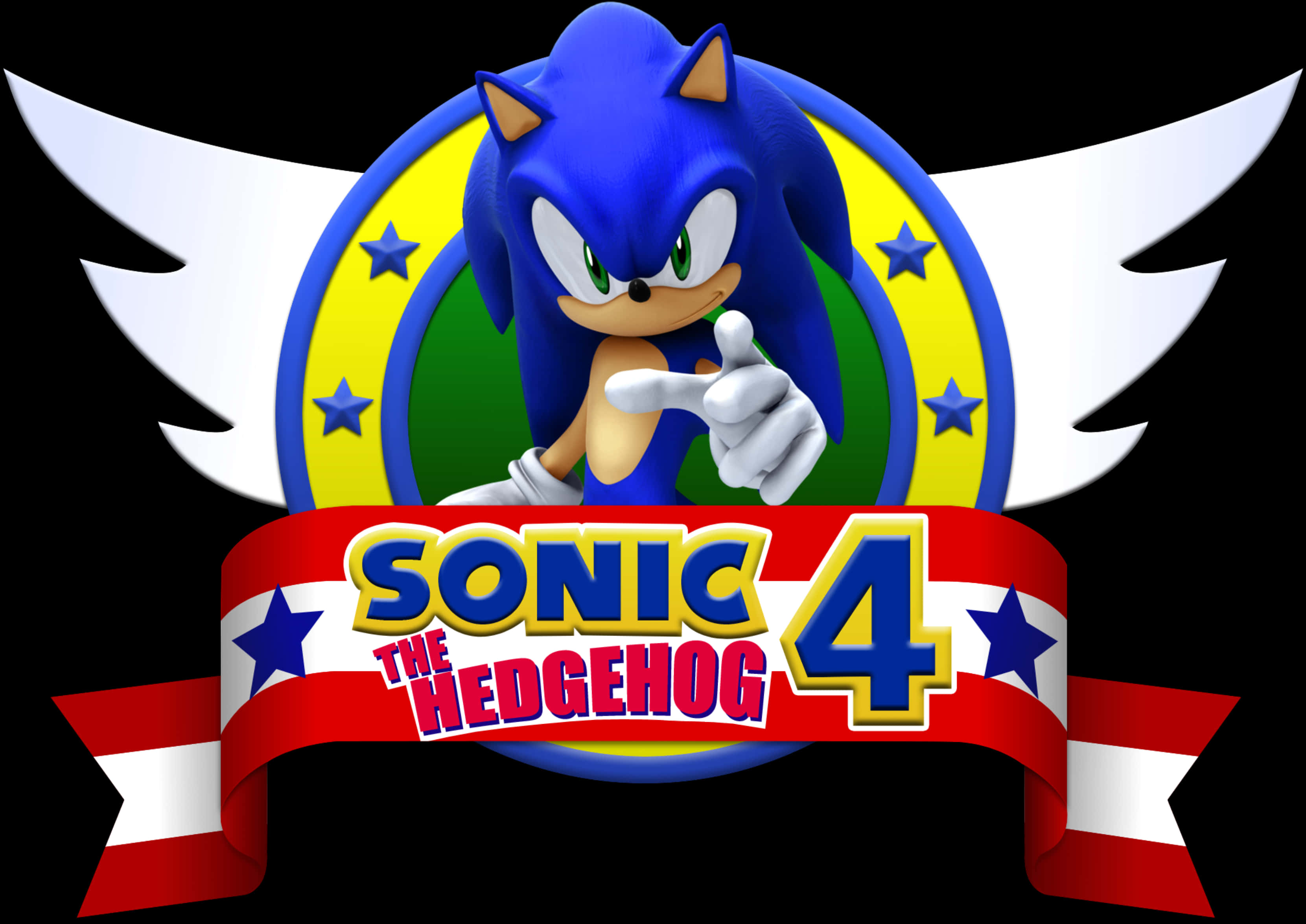 Sonic The Hedgehog4 Logo PNG Image