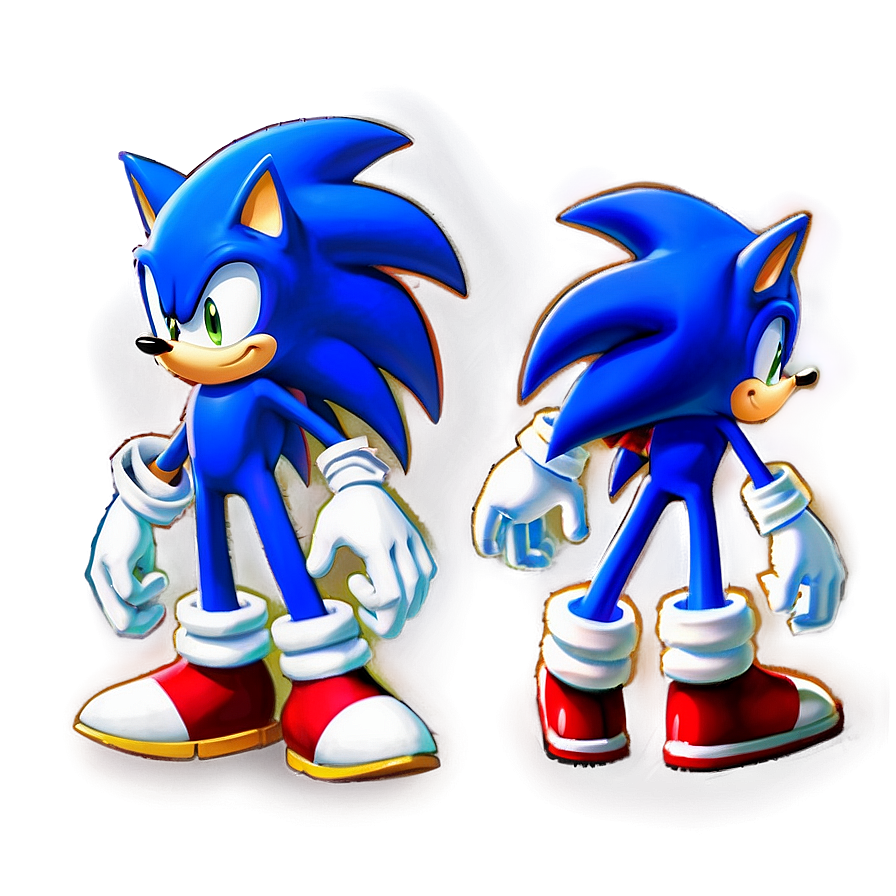 Sonic Winter Outfit Png 04292024 PNG Image