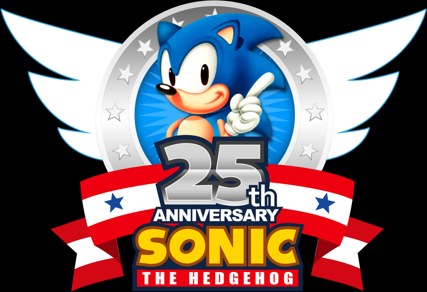 Sonic25th Anniversary Logo PNG Image