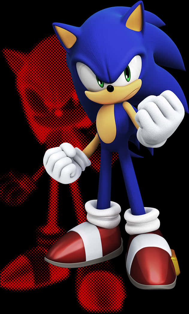 Sonicthe Hedgehog Pose PNG Image