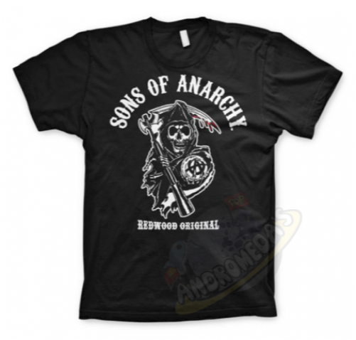 Sonsof Anarchy Black Tshirt PNG Image