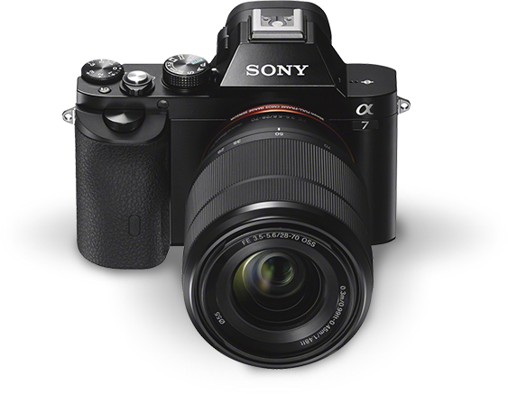 Sony Alpha7 Mirrorless Camera PNG Image