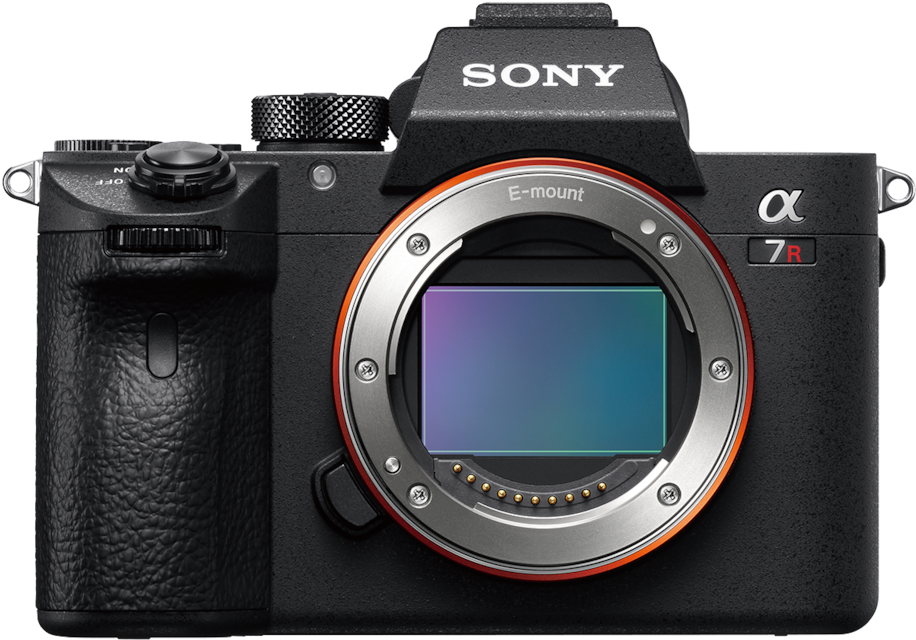 Sony Alpha7 R Mirrorless Camera Body PNG Image