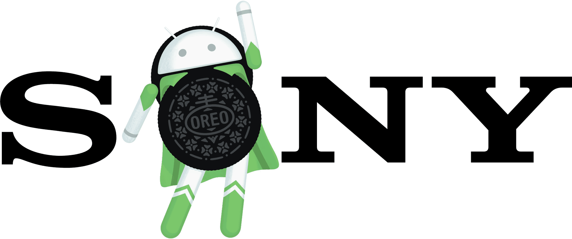 Sony Android Oreo Mashup Logo PNG Image