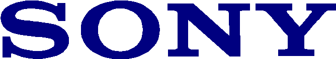 Sony Logo Blue PNG Image