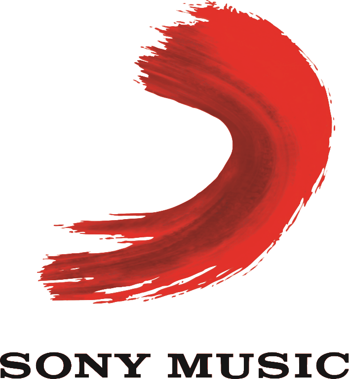 Sony Music Logo Brush Stroke Design PNG Image