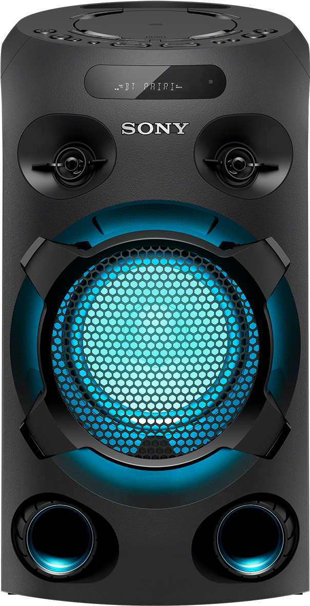 Sony Portable Party Speaker System PNG Image