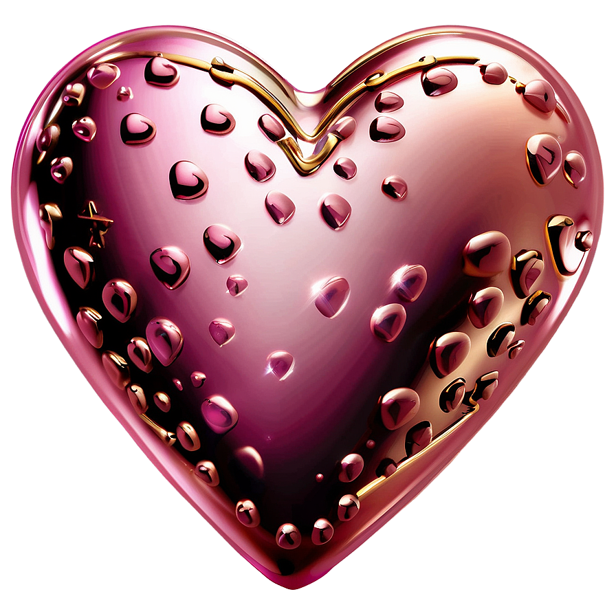 Sophisticated Pink Hearts Png 97 PNG Image