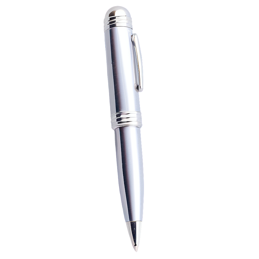 Sophisticated Silver Pen Png 05252024 PNG Image