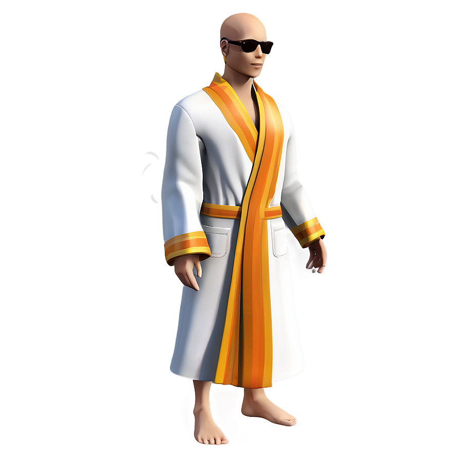 Sophisticated Smoking Robe Png 06132024 PNG Image