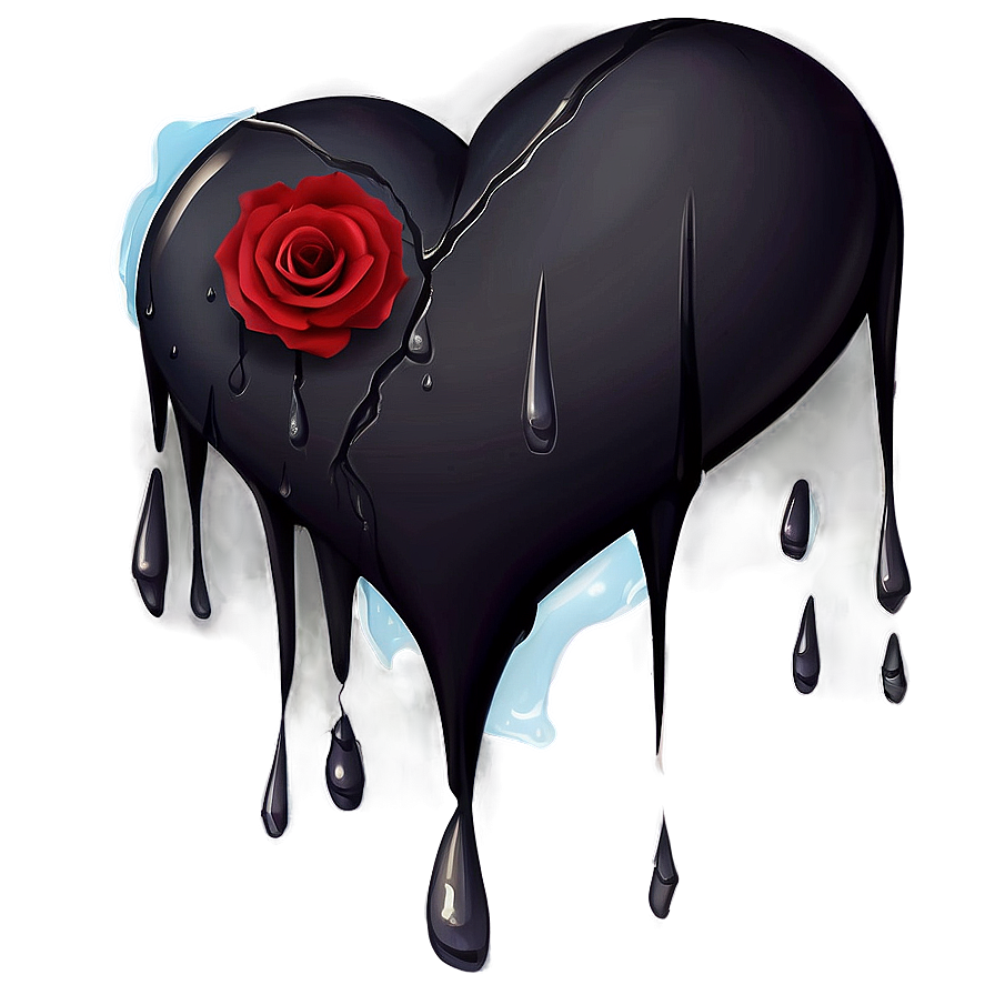 Sorrow Broken Heart Emoji Png 10 PNG Image