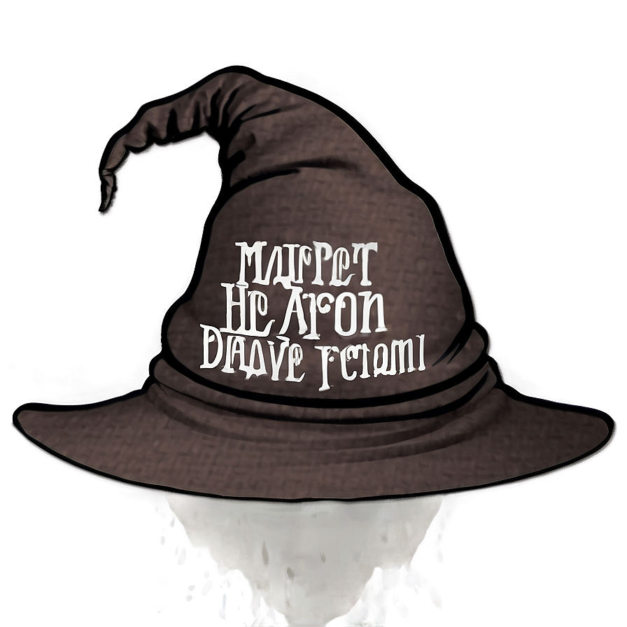 Sorting Hat With Quotes Png Aer PNG Image