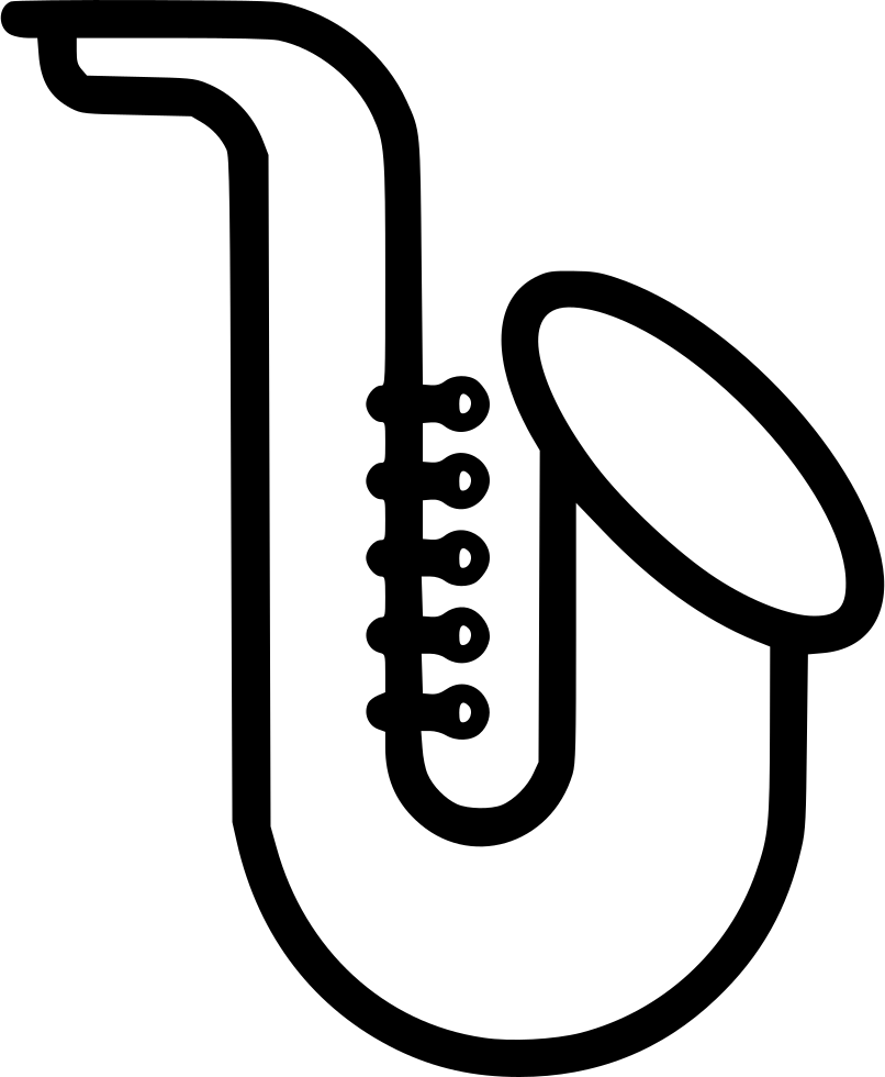 Sousaphone Line Art PNG Image