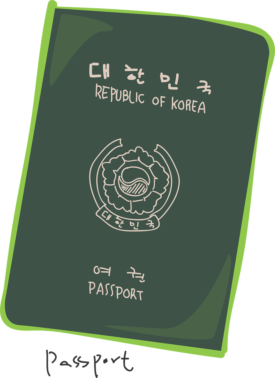 South Korean Passport Cover PNG Image