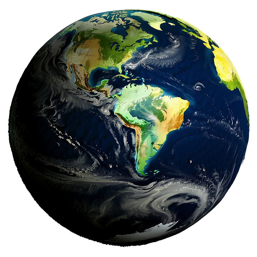 Southern Hemisphere Globe Png Mmj83 PNG Image