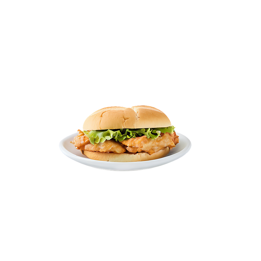 Southern Style Chicken Sandwich Png Njf31 PNG Image