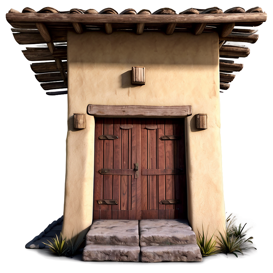 Southwestern Adobe House Png Pva PNG Image