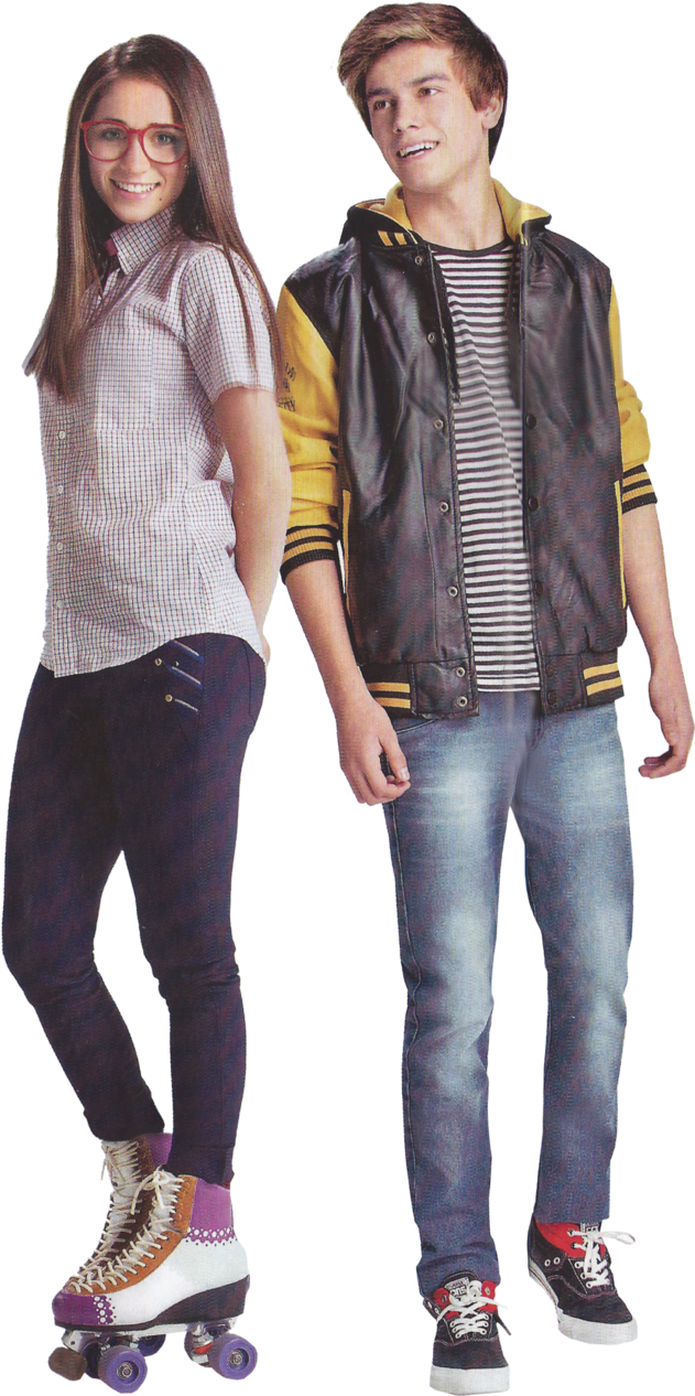 Soy Luna Characters Smiling PNG Image