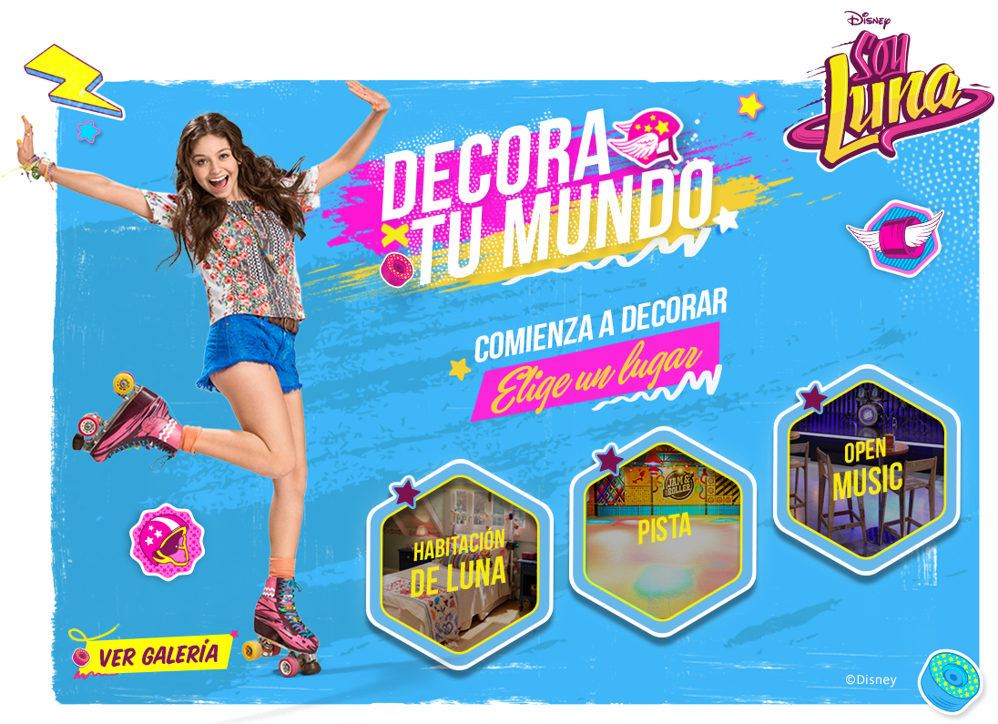 Soy Luna Decorate Your World Promotional Graphic PNG Image